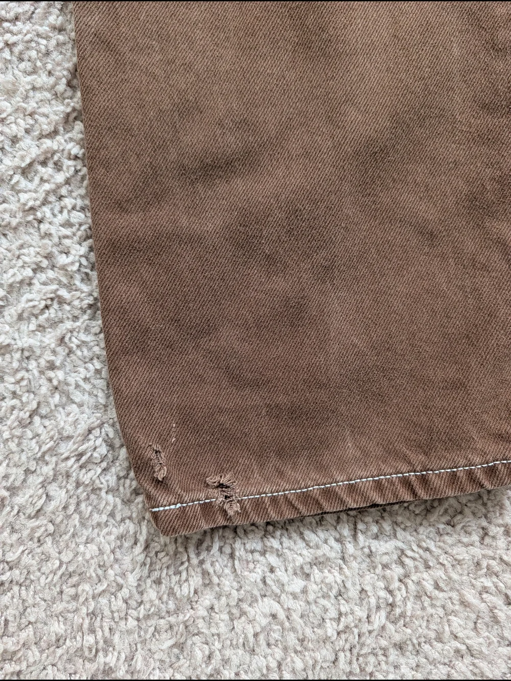 Reformation Womens Chocolate Brown Cowboy High Rise Straight Jeans Size 26